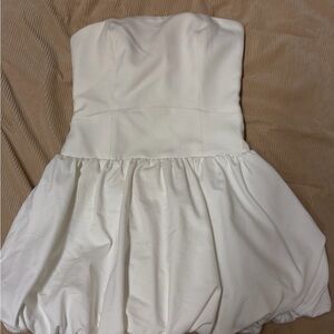 Meshki White Mini Formal Dress